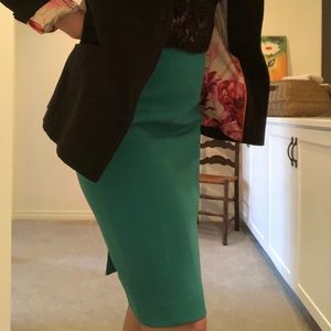 Halogen Teal Pencil Skirt